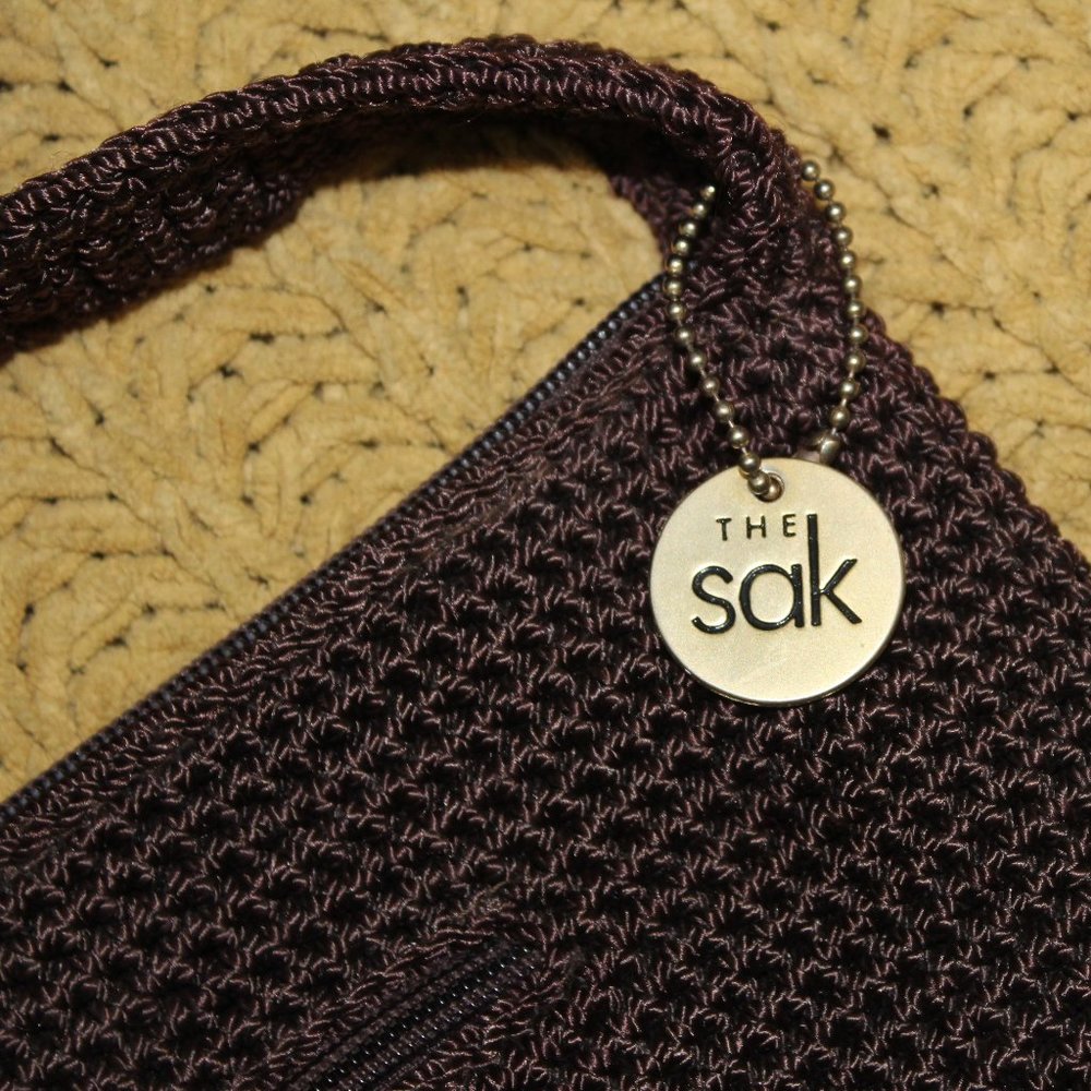 ⬇️$30 The Sak Dark Brown Crochet (Bag) Purse - Picture 5 of 14